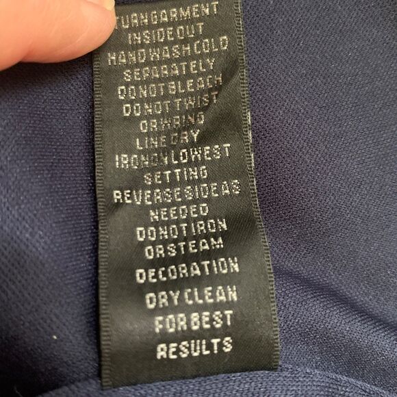 FIFTH & PARK Dress SZ 12 Navy & Beige Gold Floral Lace Sheath Dressy Cocktail - Picture 11 of 12